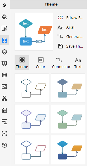 cambiar tema de edrawmax