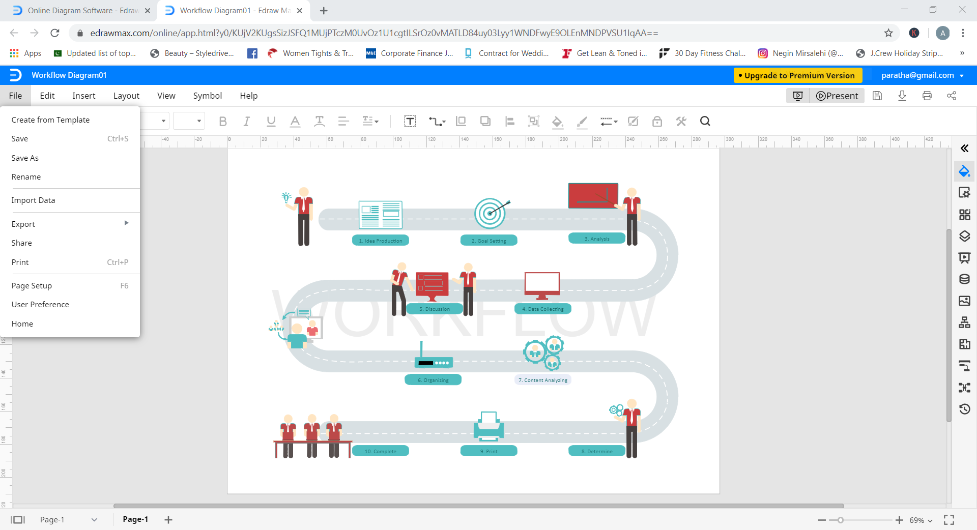 save export workflow