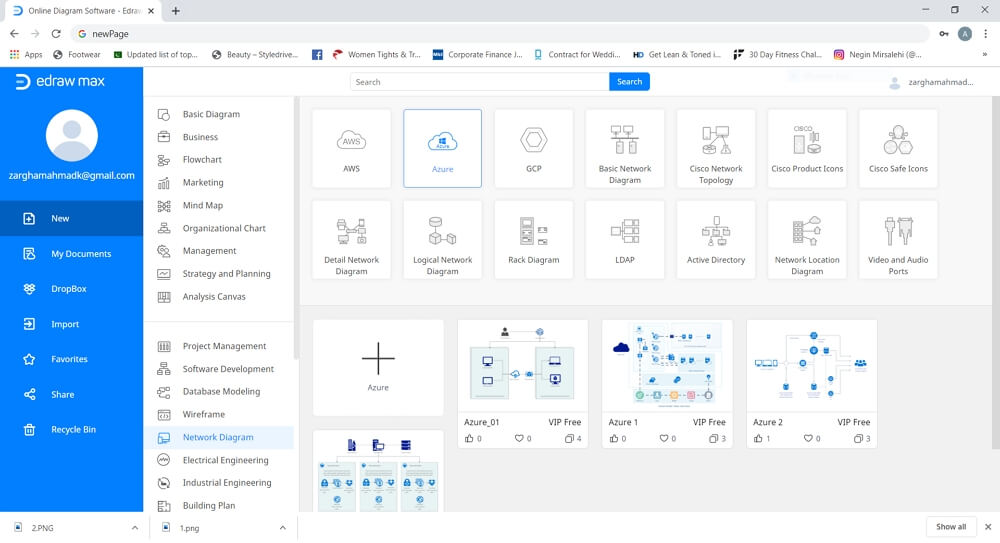 edraw azure templates