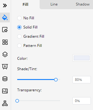 edrawmax fill pane