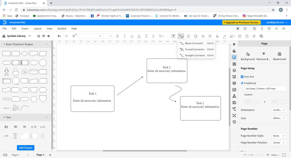 Crear un gráfico PERT en Edraw Max