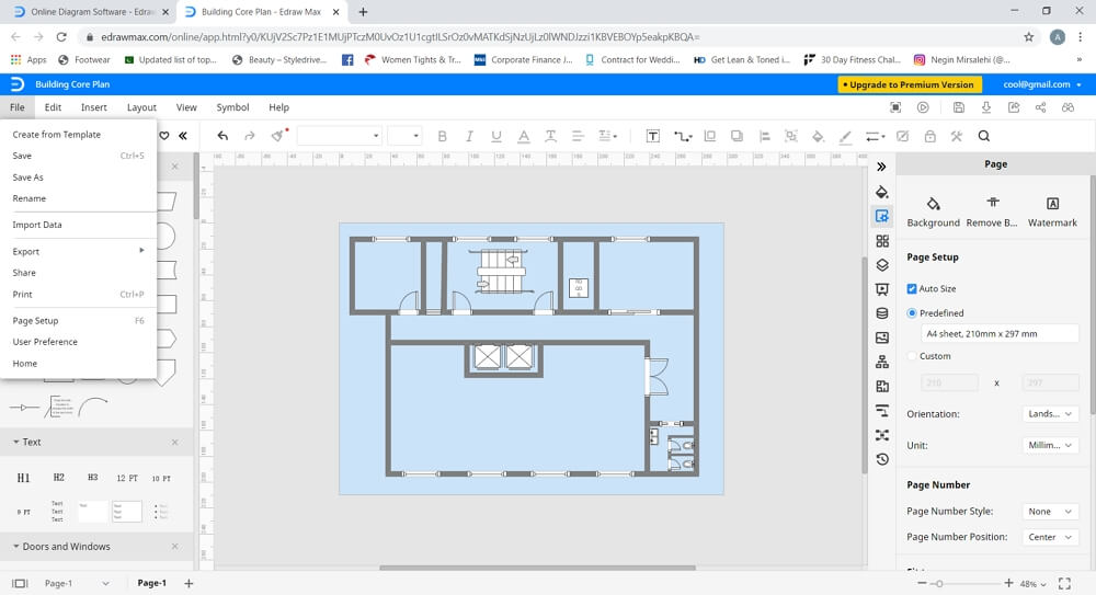 save office layout