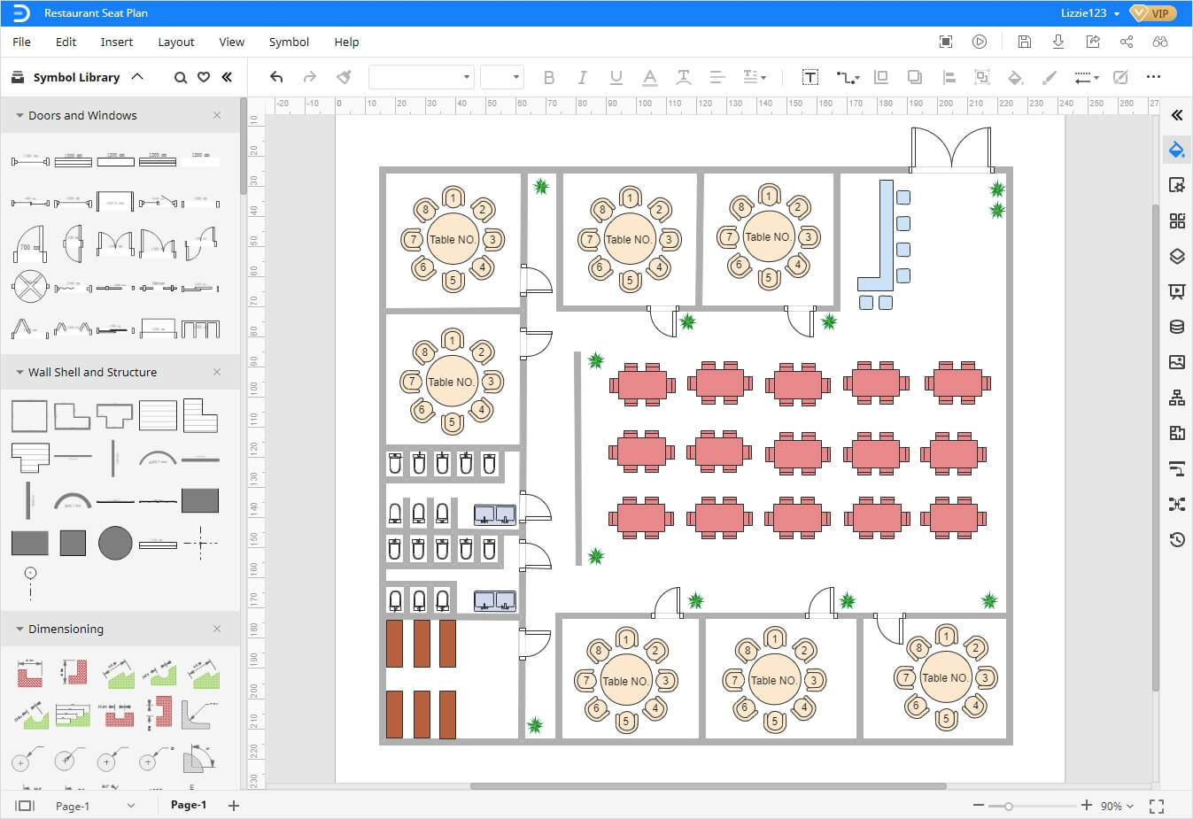 Free Seating Chart Maker with Free Templates - EdrawMax