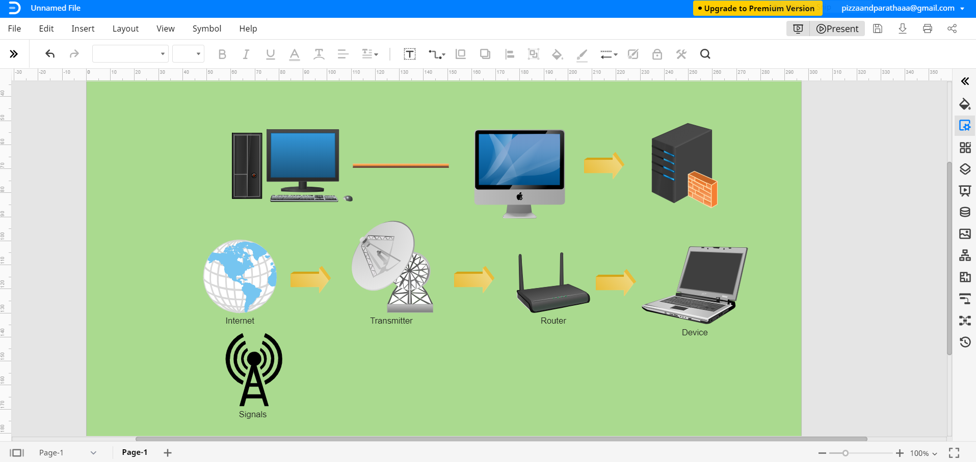 customize network diagram