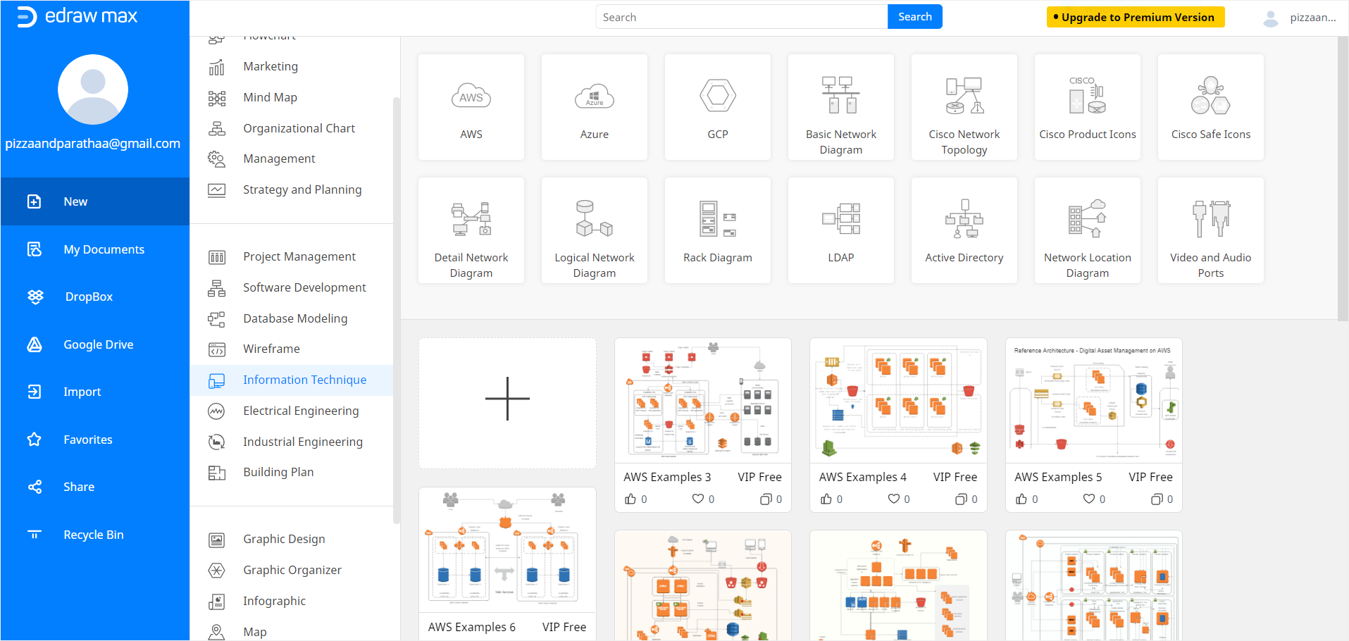 free network diagram software to