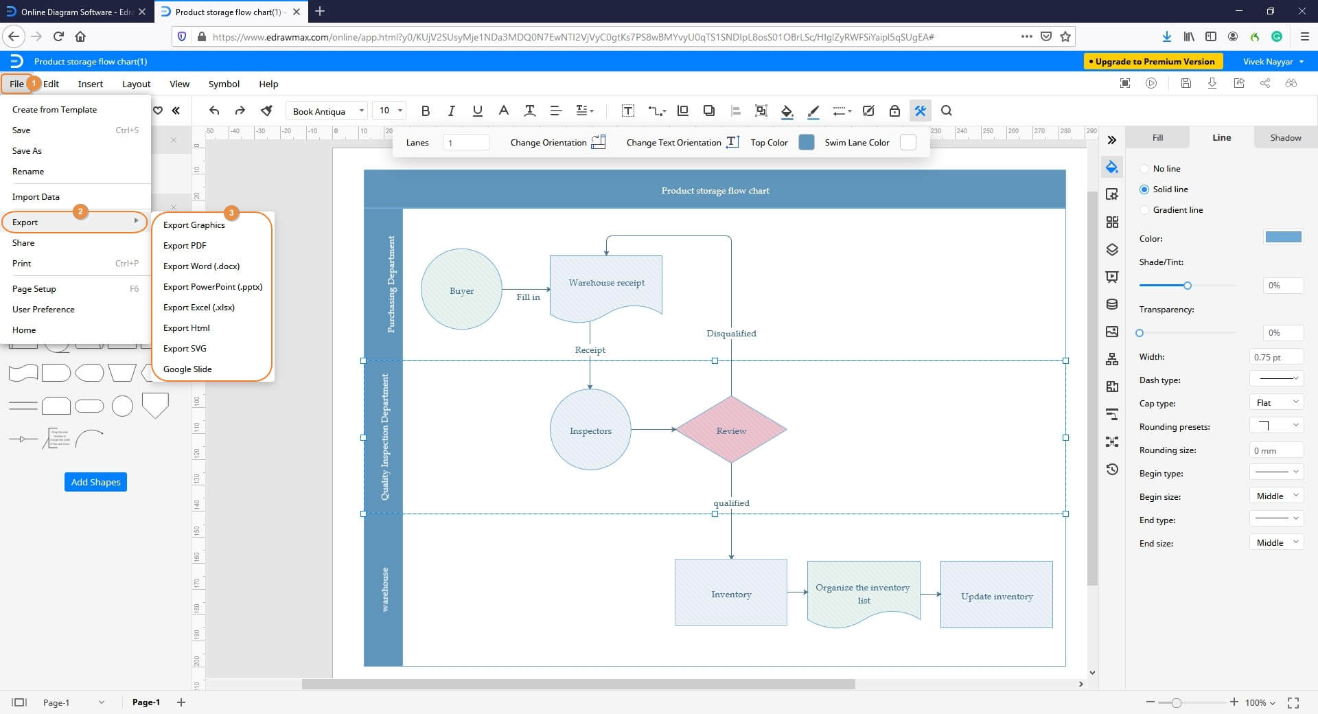 Export the Diagram