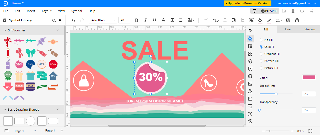 how-to-make-a-banner-in-powerpoint-edrawmax-online