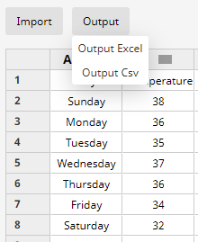 export chart data in EdrawMax