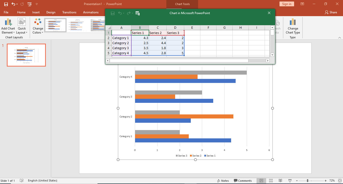 How To Make Bar Graph In Powerpoint