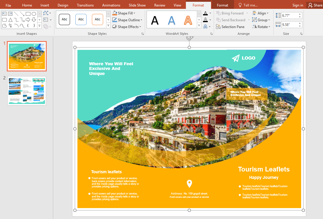 how-to-make-a-brochure-on-powerpoint-edrawmax-online