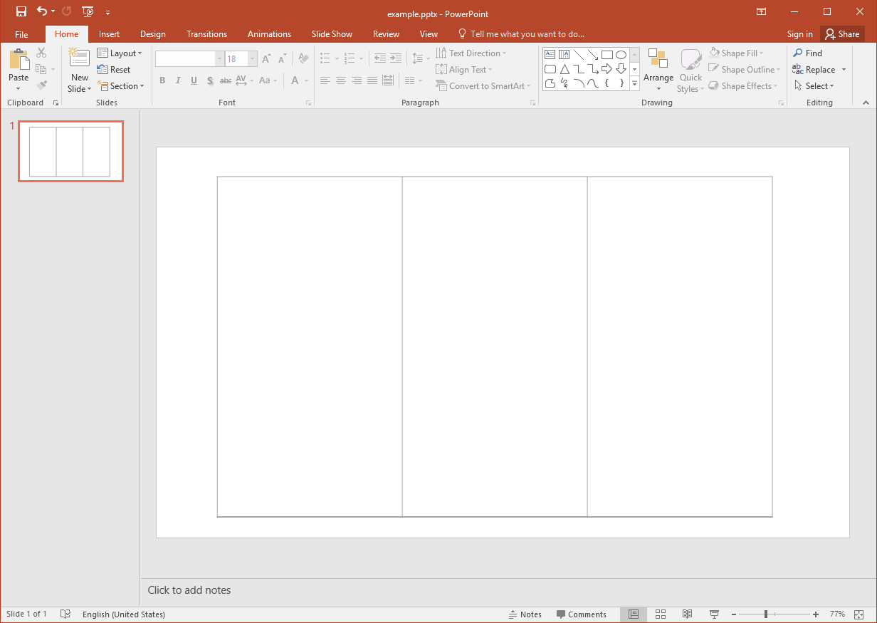 how to create two columns in powerpoint