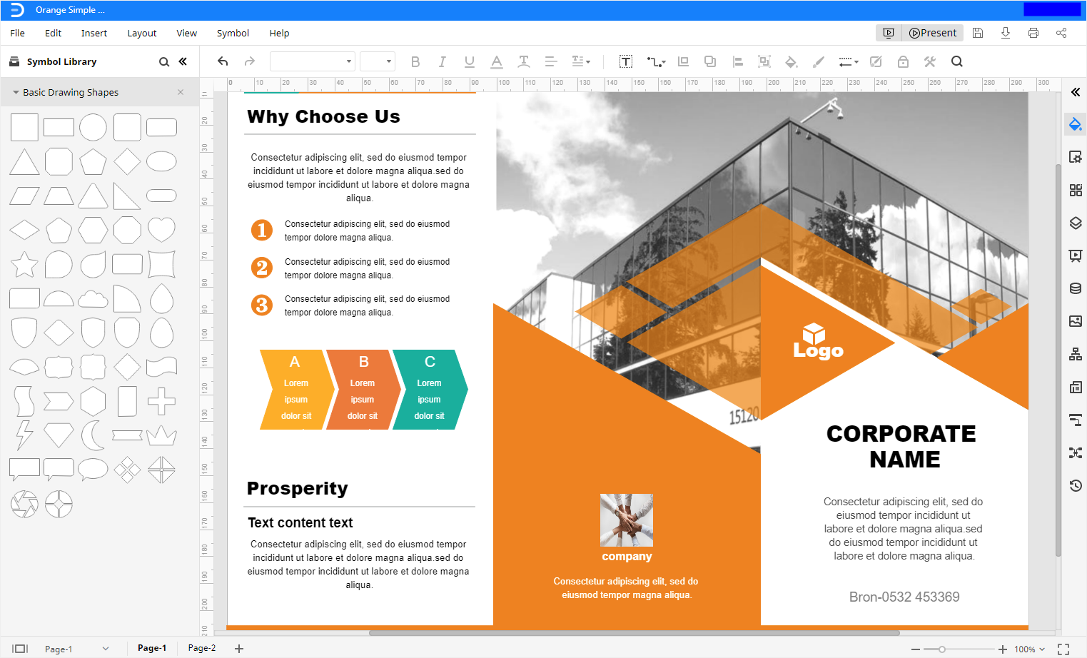 apertura modello con edrawmax