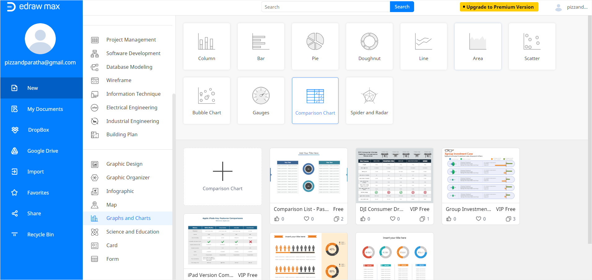 how-to-make-a-comparison-chart-in-excel-edrawmax-online