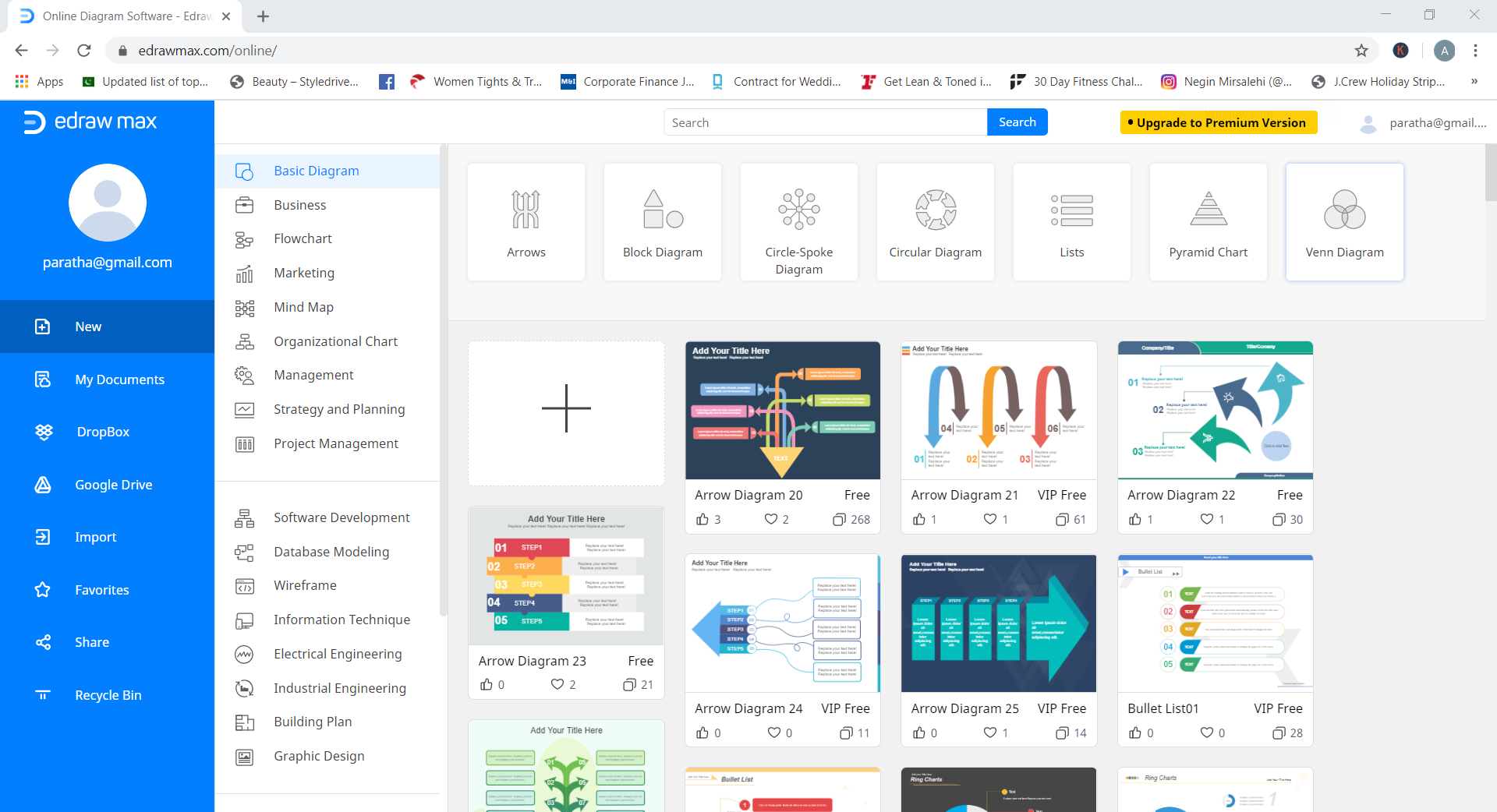 creating a data flow diagram with edrawmax