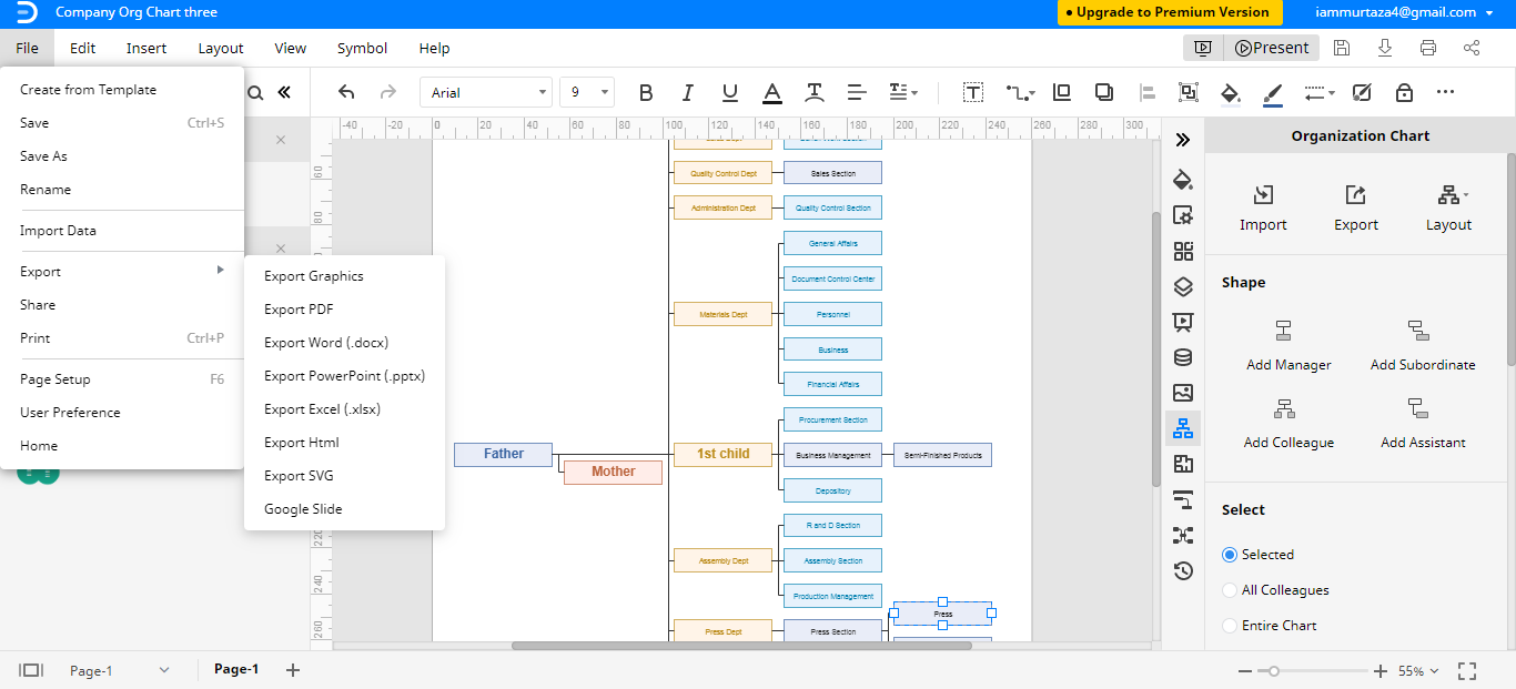 family tree template microsoft