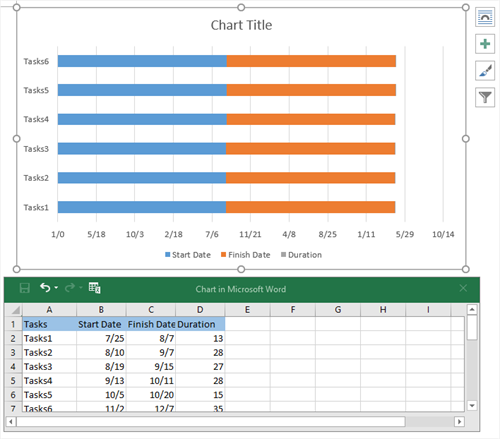 gantt chart word template