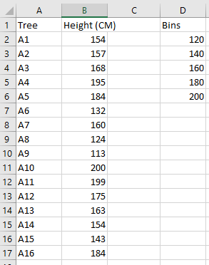 how to change number of bins in excel histogram