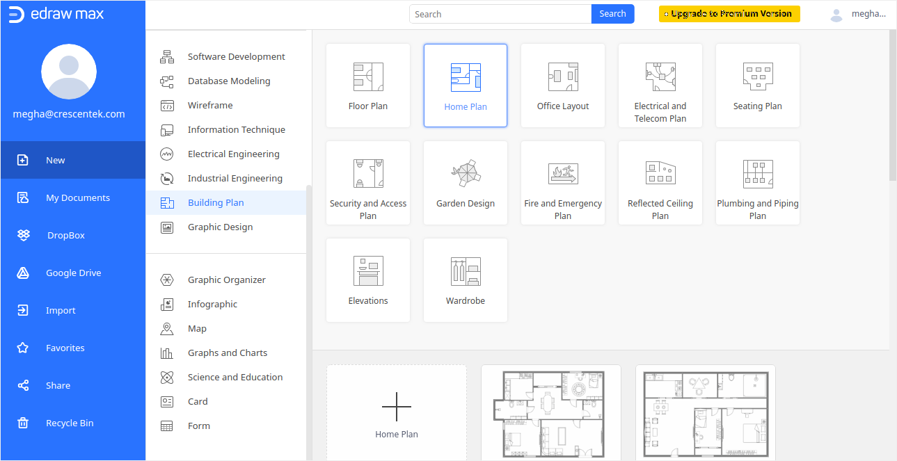 edraw home plan