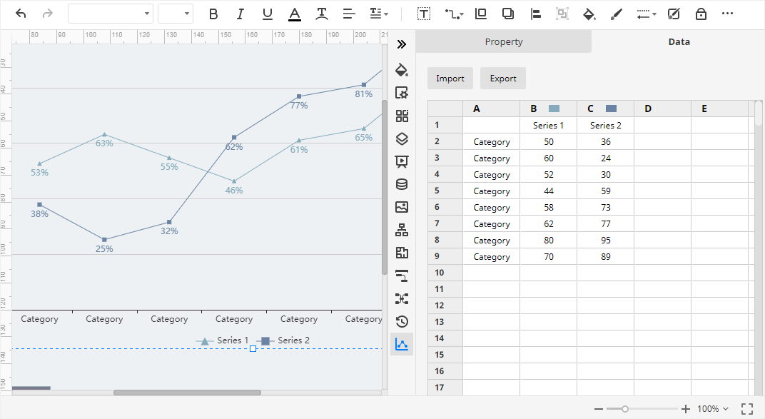 edrawmax ingresar datos