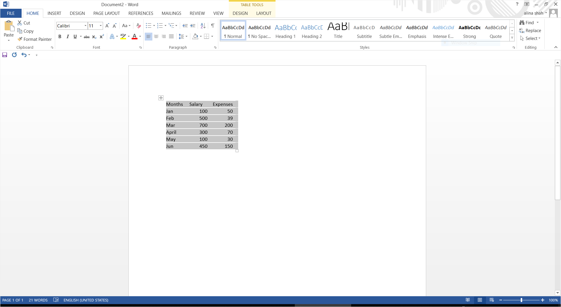 create graphs to insert into word document