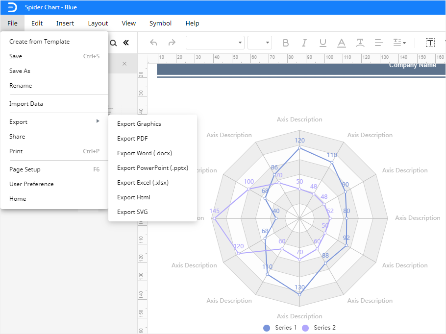 edrawmax export file