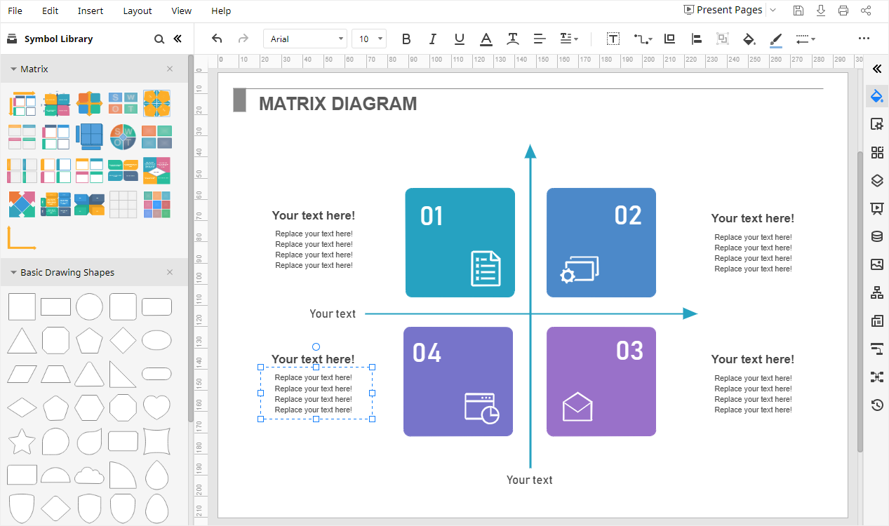 abre la plantilla del diagrama FODA en EdrawMax