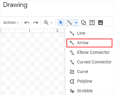 create arrows on mac for google docs