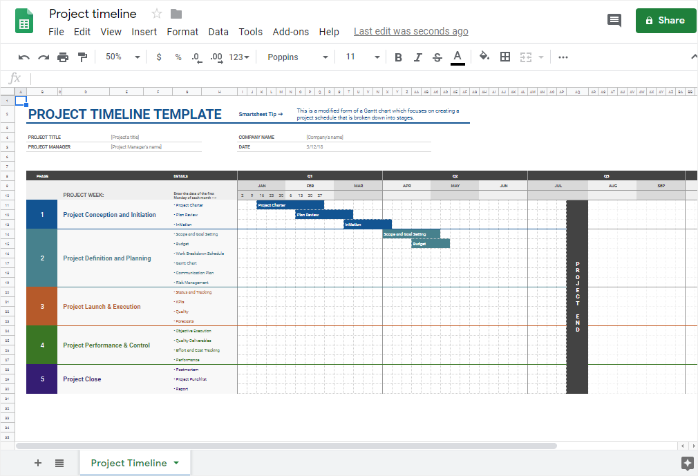 how-to-make-a-timeline-in-google-sheets-edrawmax-online