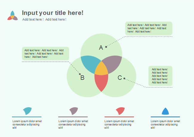 3-Set Green Venn Diagram