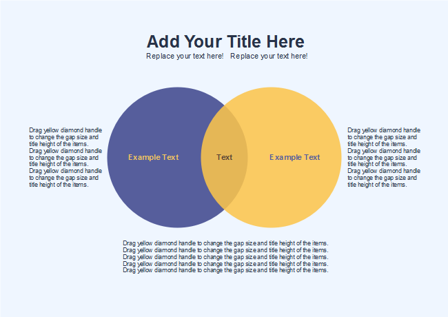 2-Set Horizontal Venn Diagram