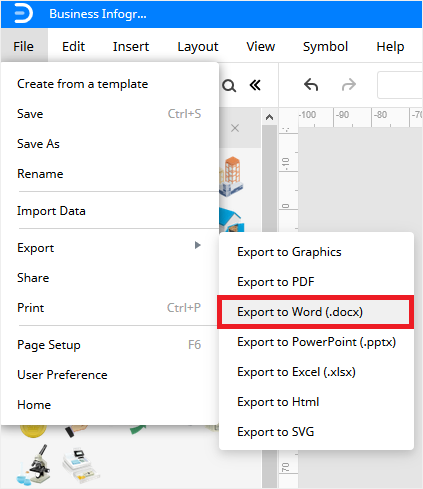 placing gpower graphic in word