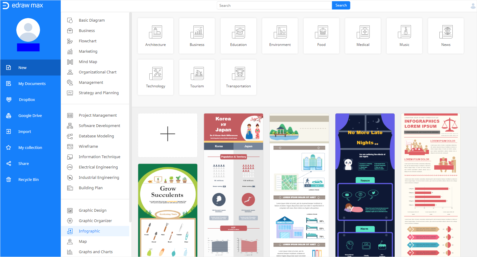 edrawmax infographic template