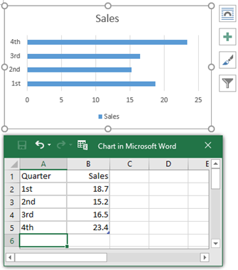 histogram in word