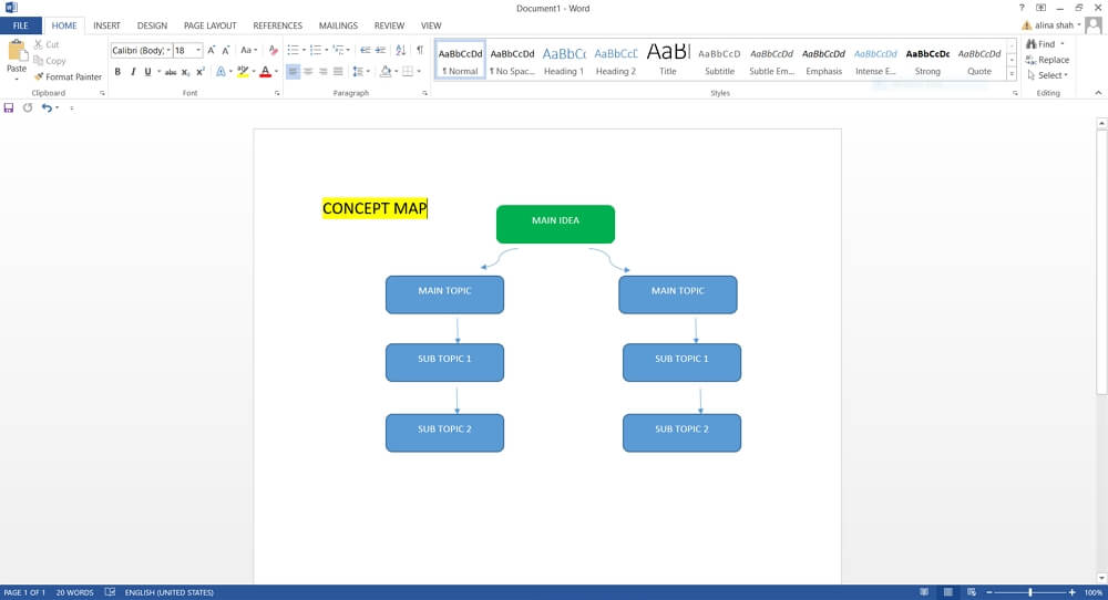 Word mapping