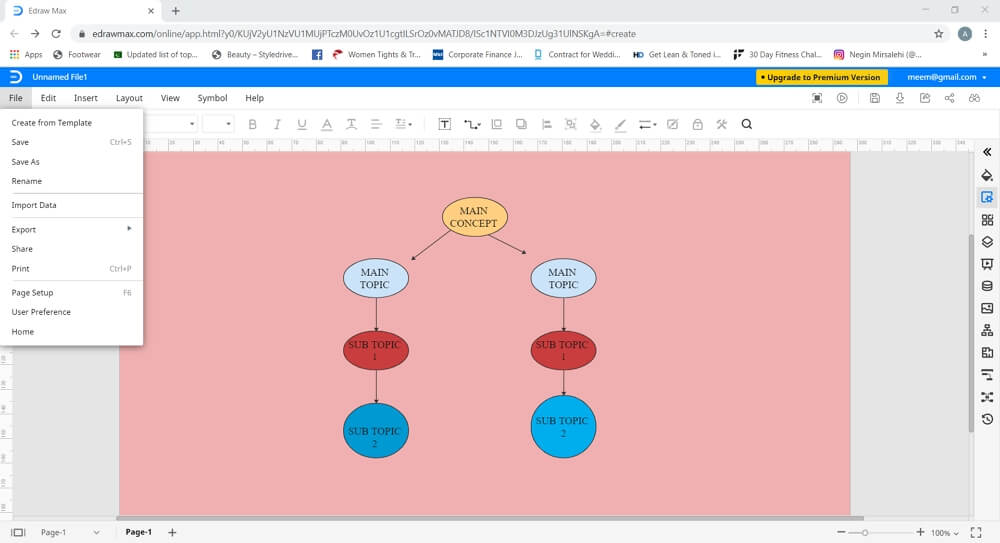 9 Microsoft Word Concept Map Template Perfect Template Ideas