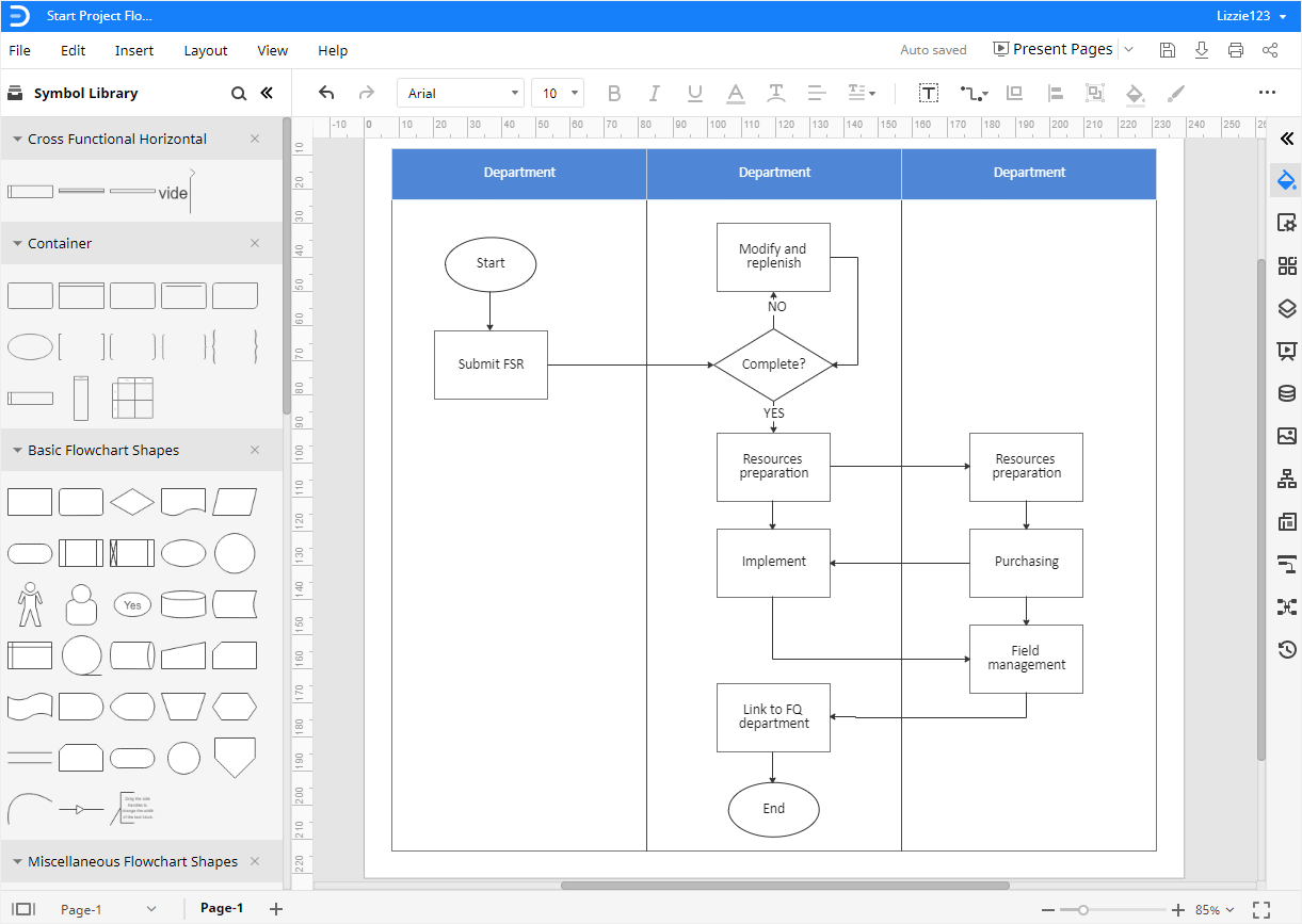 edrawmax open template