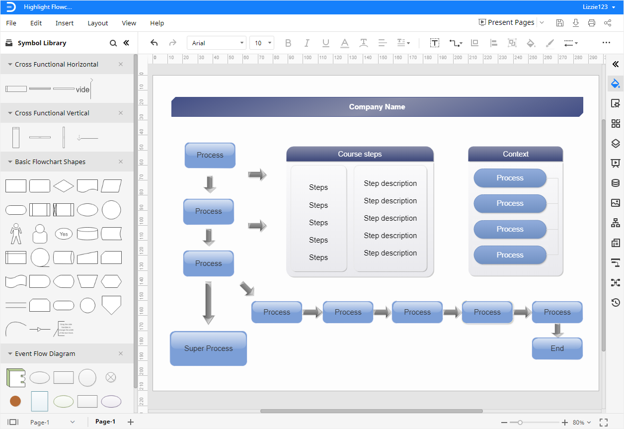 Cómo Crear un Diagrama de Flujo en Google Sheets EdrawMax Online