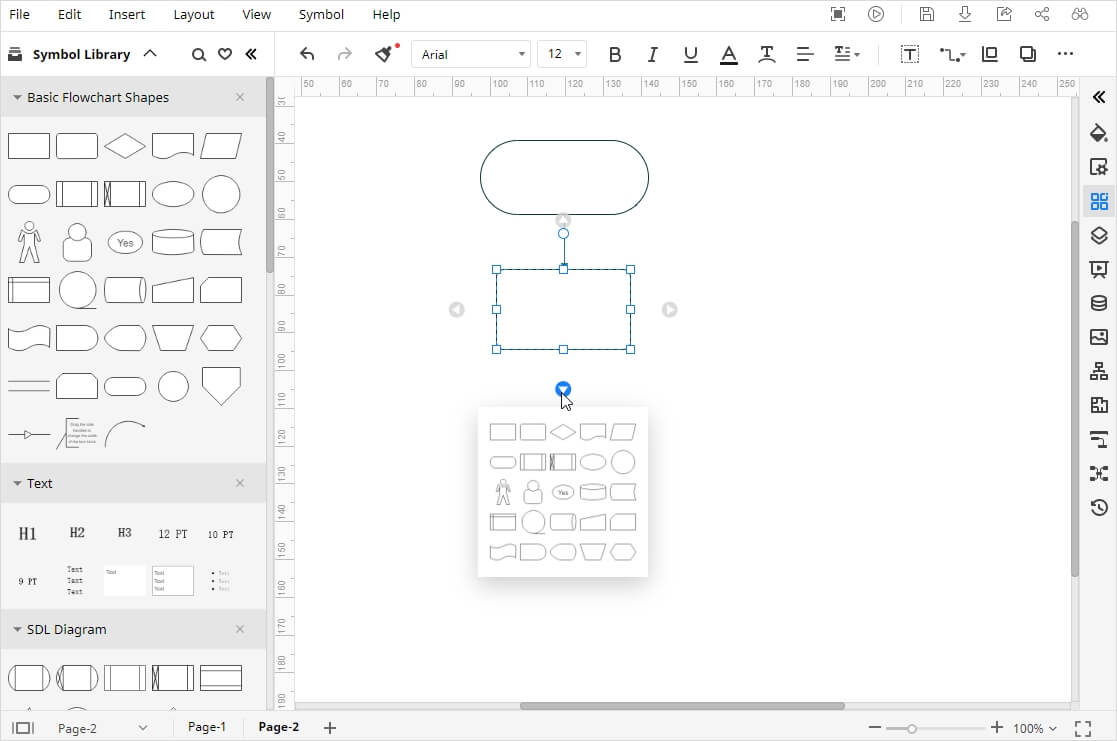 Build Flowchart Structure