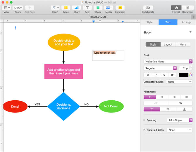 create a flowchart in word 2008 for mac