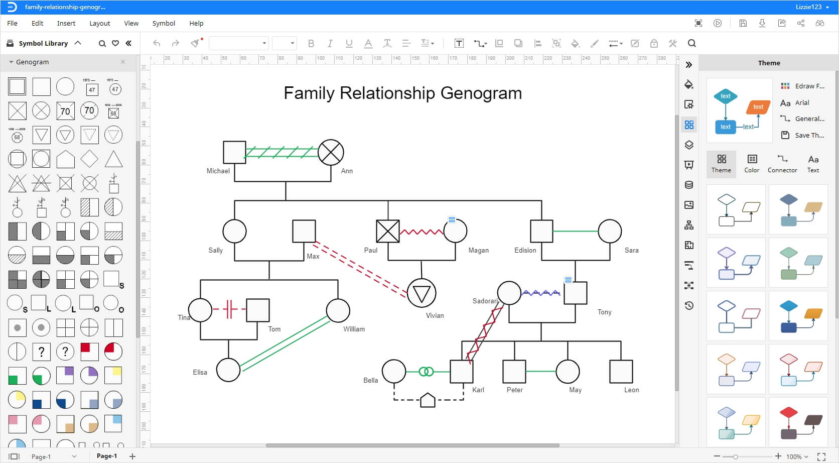 Customize Your Genogram