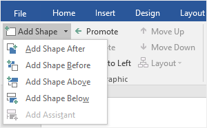 add shape button