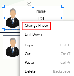 change photo option