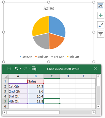 make a pie chart in word 2008 for mac