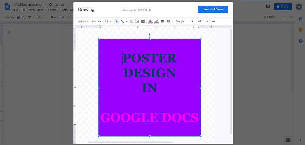 how-to-make-a-poster-on-google-docs-edrawmax-online