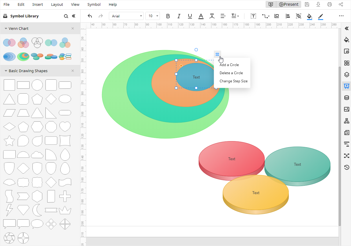 edrawmax add shape