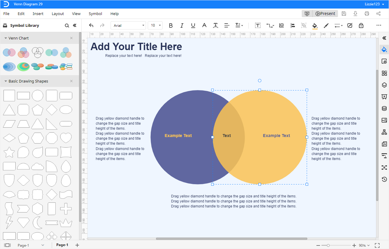 How to Make a Venn Diagram in Google Slides EdrawMax Online