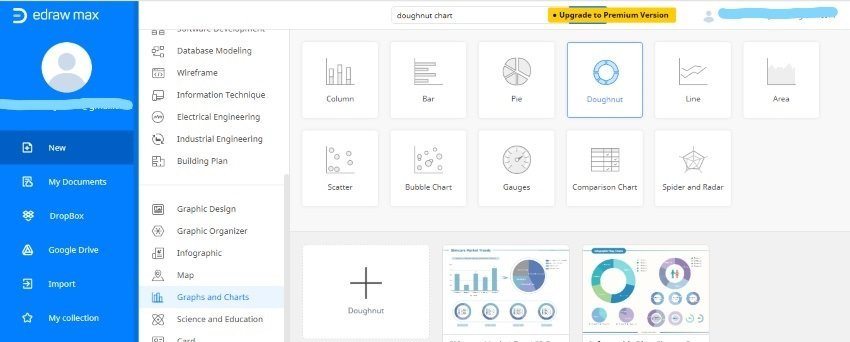 donut chart EdrawMax