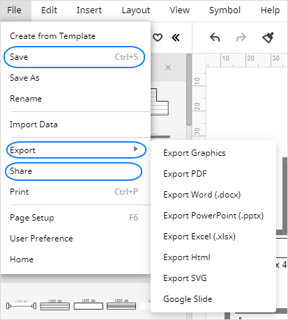 edrawmax export ectrical plan