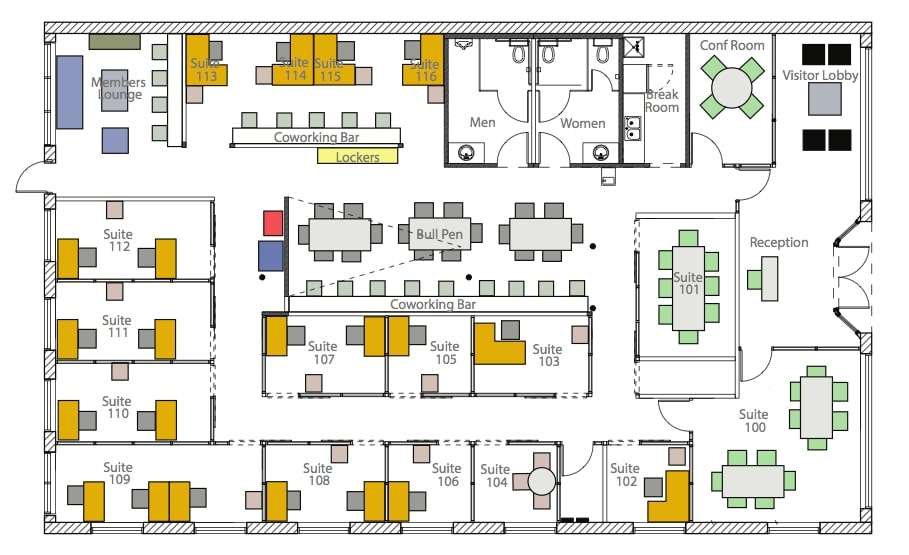 Office Layout Types, Examples, & Tips EdrawMax Online