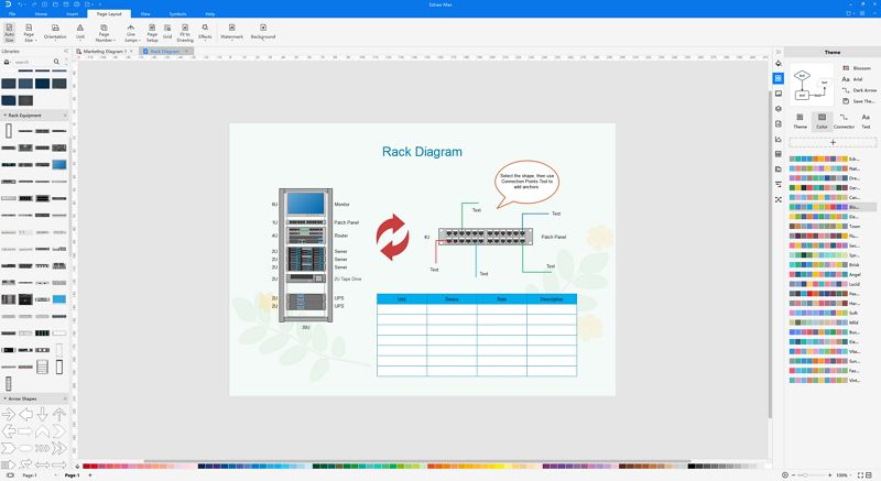 rack diagram